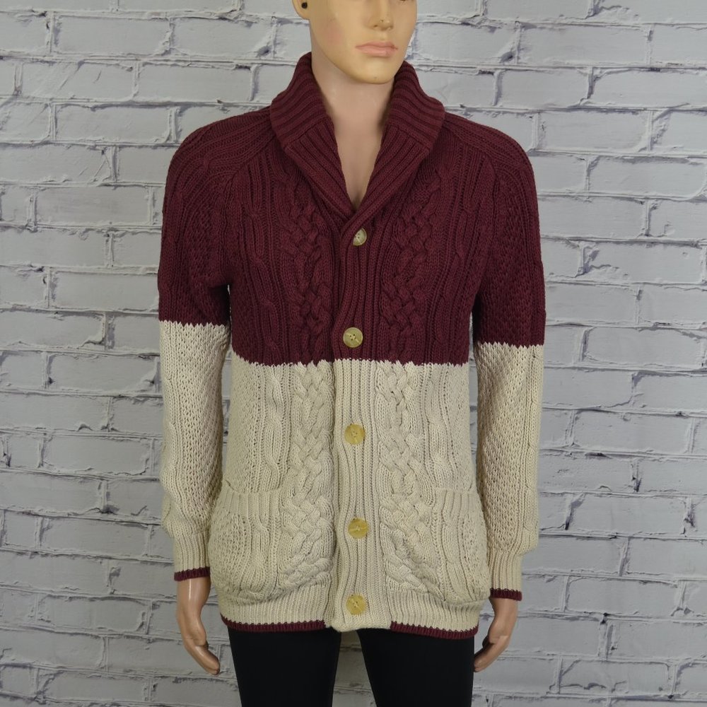 Mens Topman Cardigan Sweater size small
